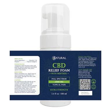 ZATURAL Pain Relief CBD Foam
